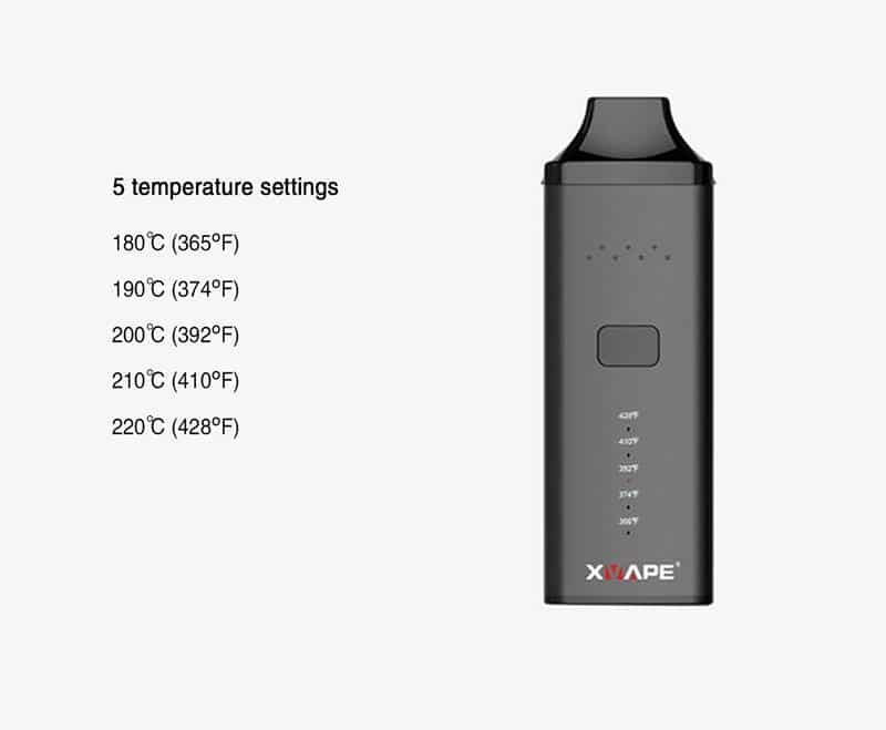 Températures vaporisation Avant X-Vape